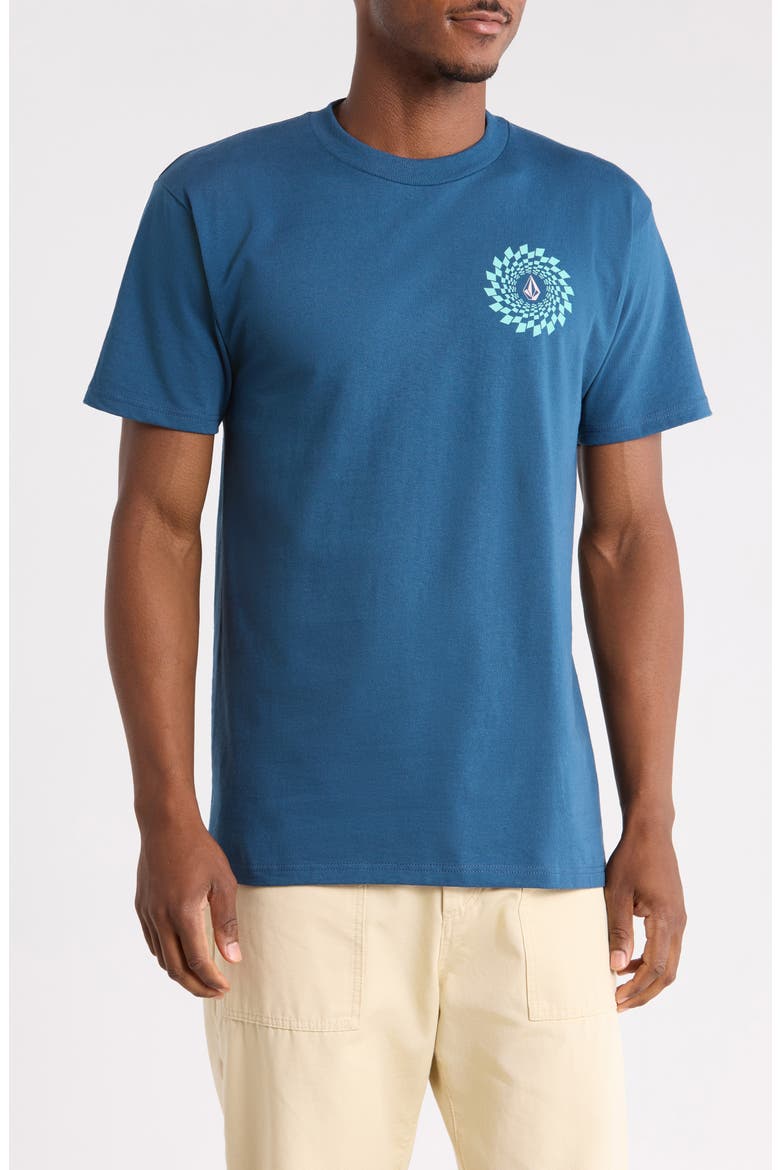 Rotator Cotton Graphic T-Shirt, Main, color, HARBOR BLUE