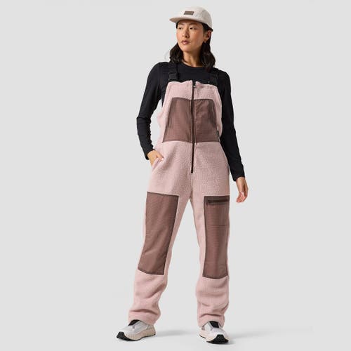Backcountry Wander Pile-fleece Overall In Brown