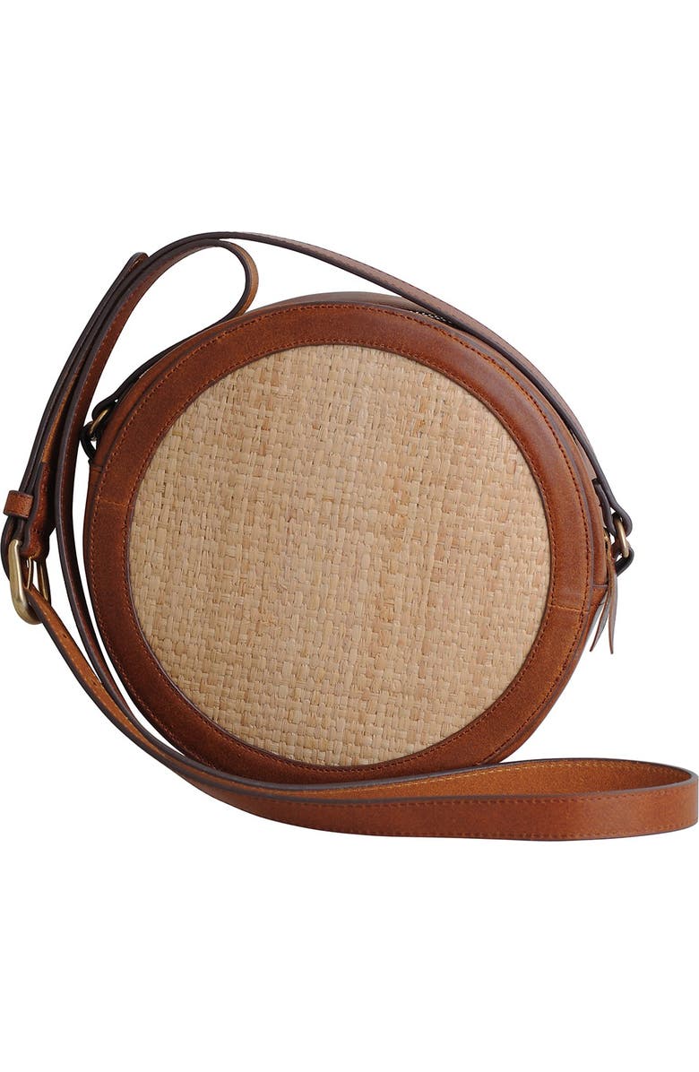 MOST WANTED USA Leather Trimmed Canteen Crossbody Bag, Main, color,