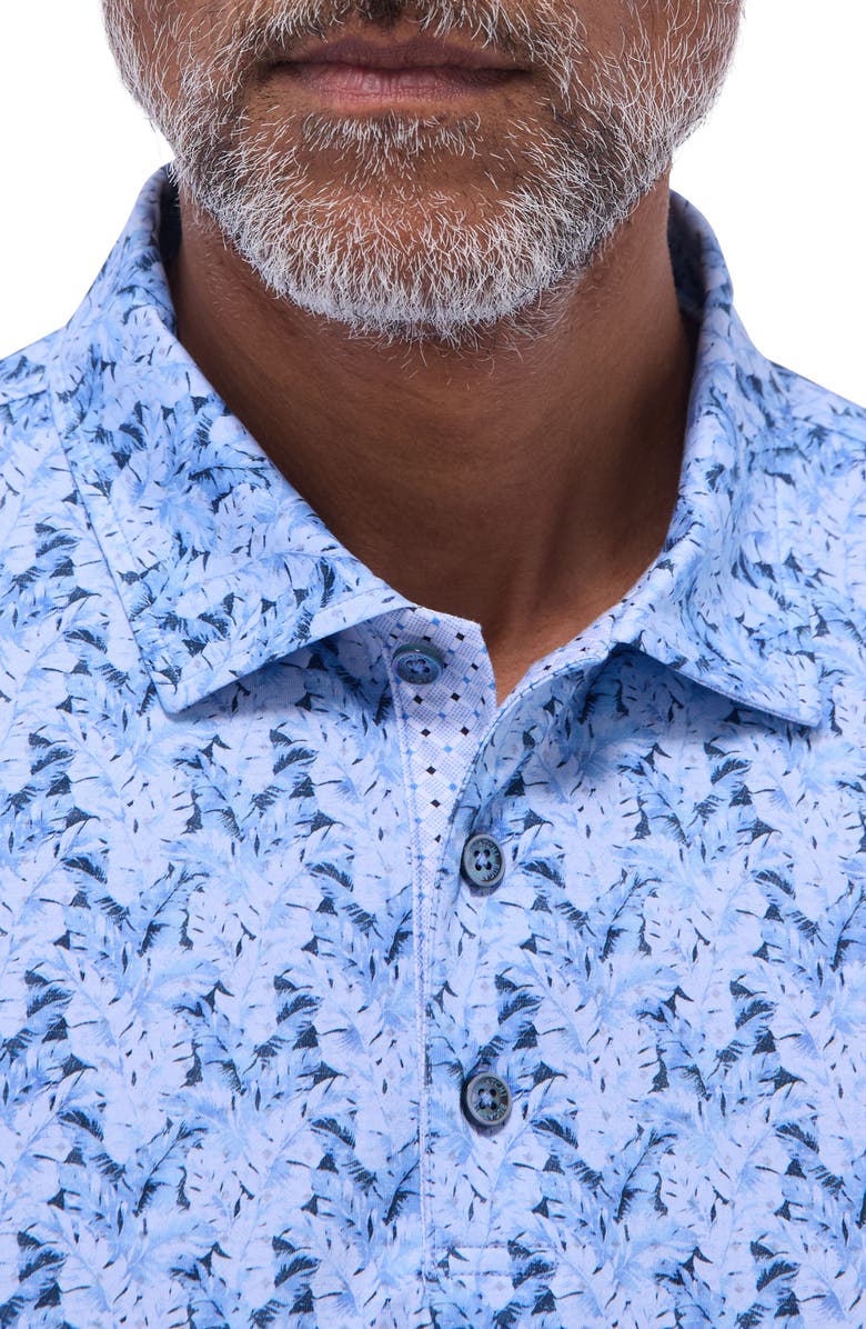 Bugatchi Vincent OoohCotton<sup>®</sup> Geo Print Polo, Alternate, color, 