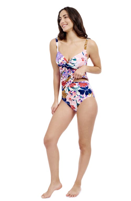Profile By Gottex Melody Sweetheart Twist Tankini In Multi