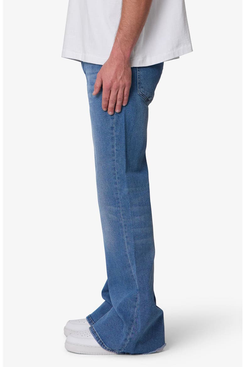 Super Flare Jeans, Alternate, color, MEDIUM BLUE