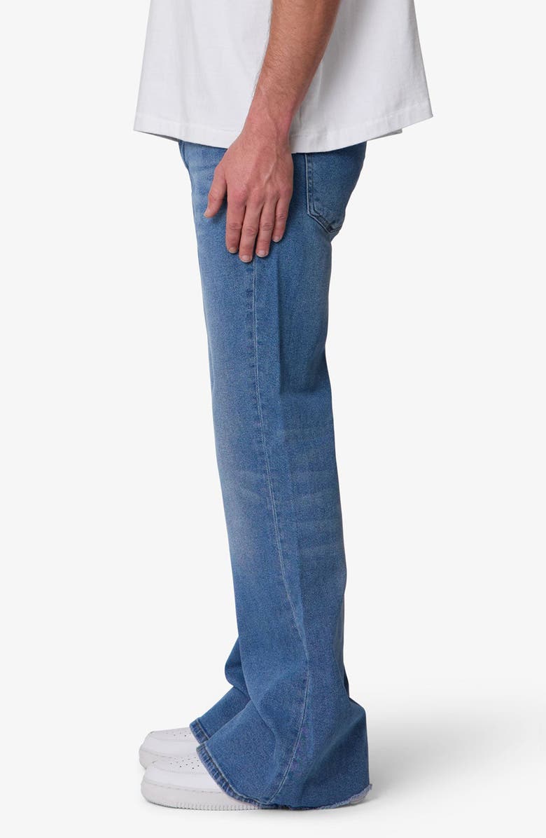 mnml Super Flare Jeans, Alternate, color, Medium Blue