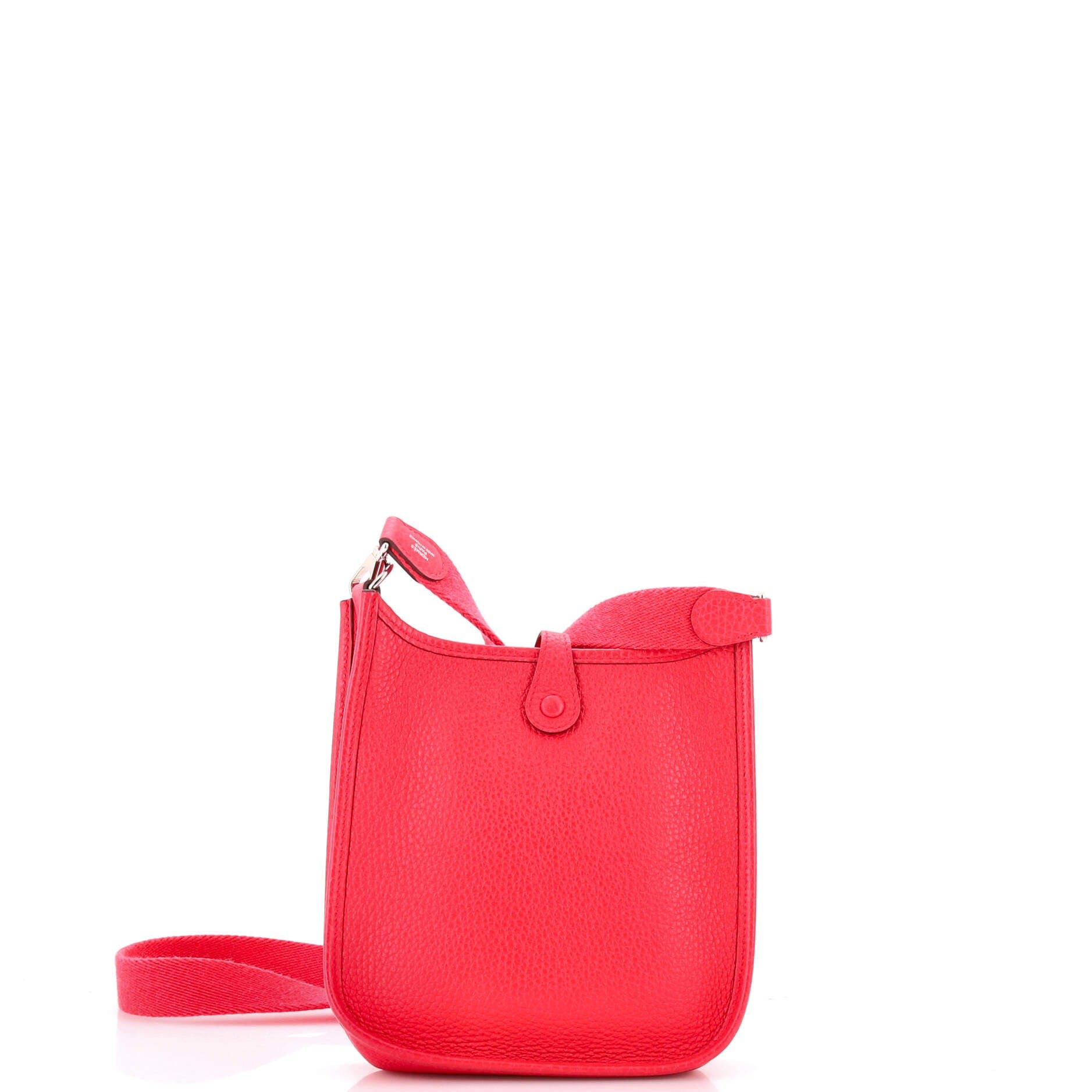 Pre-Owned Hermes Evelyne Bag Gen III Clemence TPM, Alternate, color, Rose Extreme