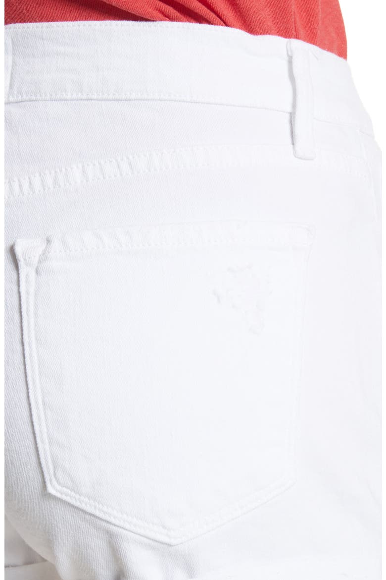 Le Cutoff Denim Shorts, Alternate, color, BLANC ROOKLEY