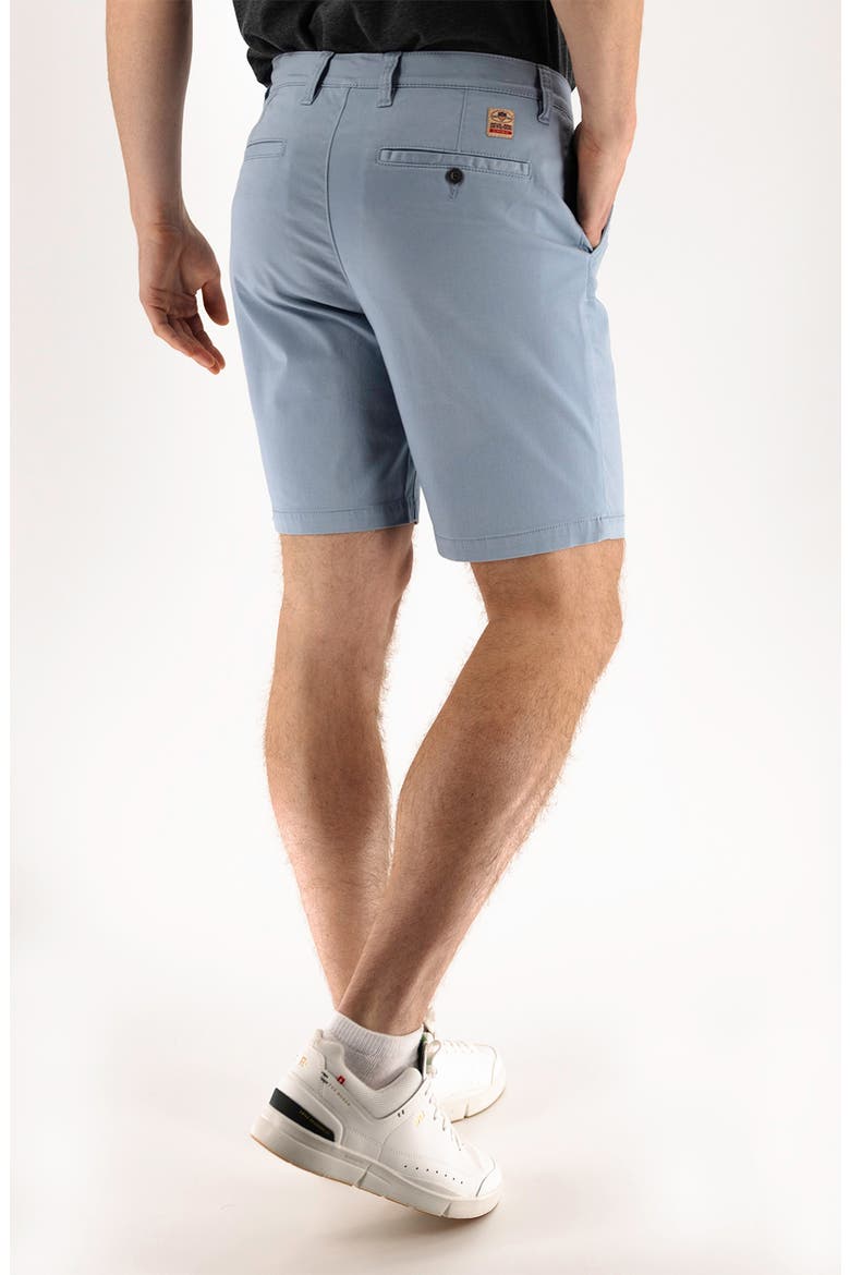 9-Inch Performance Stretch Chino Shorts, Alternate, color, DUSTLY BLUE