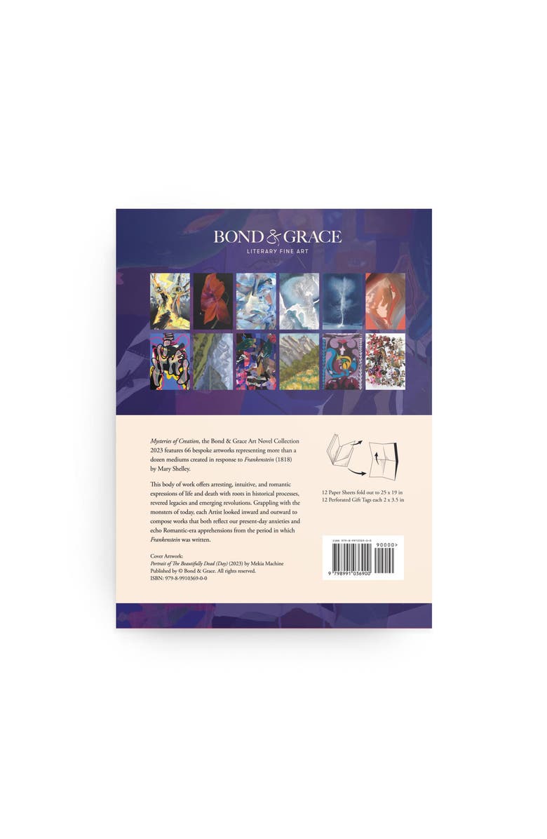 Bond & Grace Mysteries of Creation Gift Wrap & Creative Papers, Alternate, color, Purple