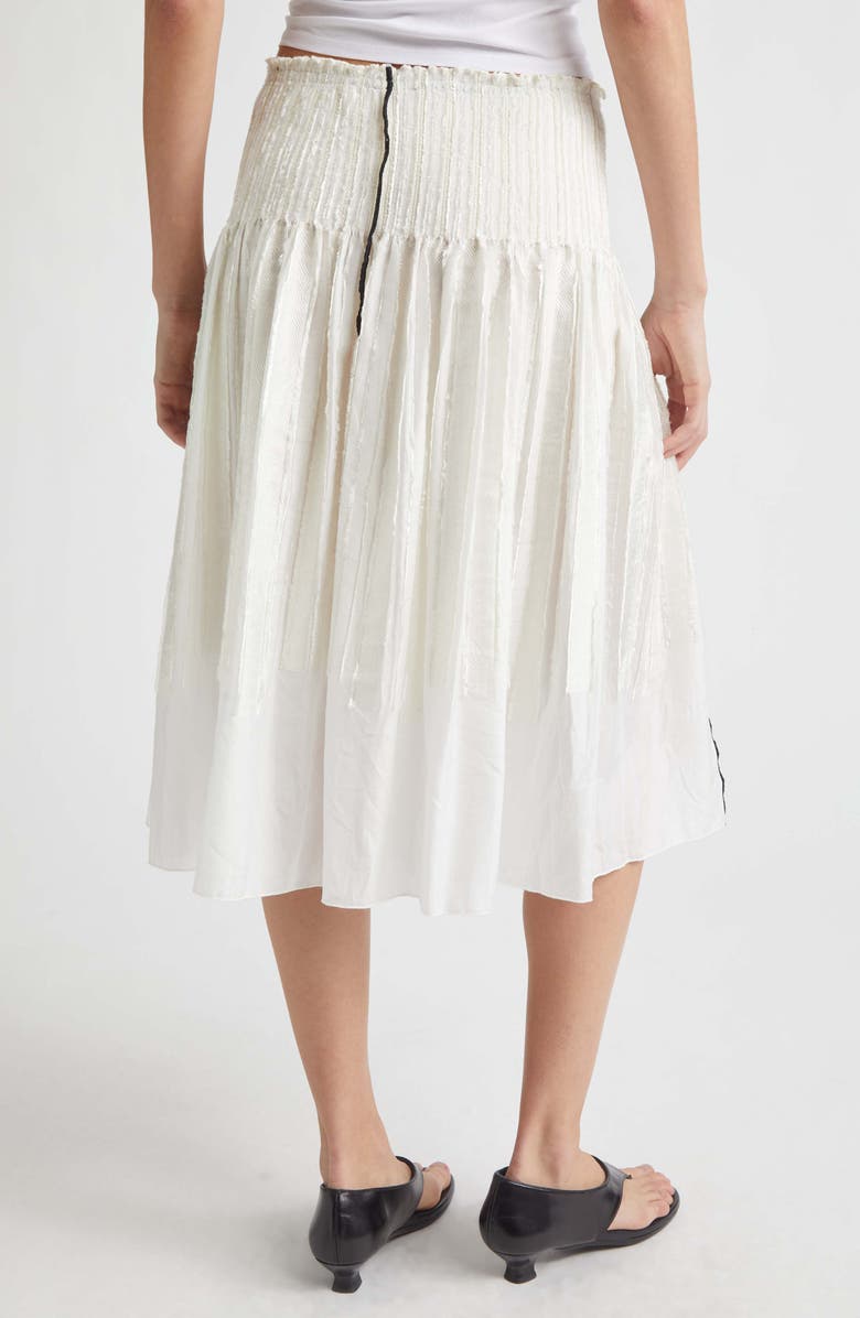 Paloma Wool Lupe Woven Jacquard Skirt, Alternate, color, 000 - White