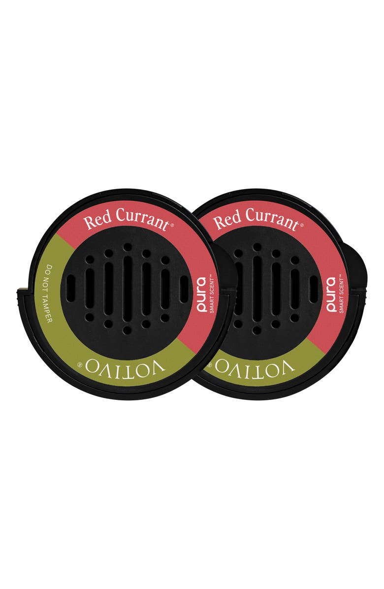 PURA x Votivo Red Currant Car Dual Refill Pack, Main, color, Red Currant