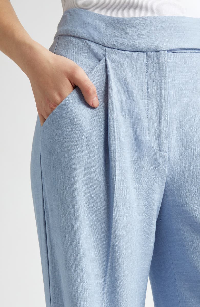 Veronica Beard Marbeau Wide Leg Pants, Alternate, color, Bluebell