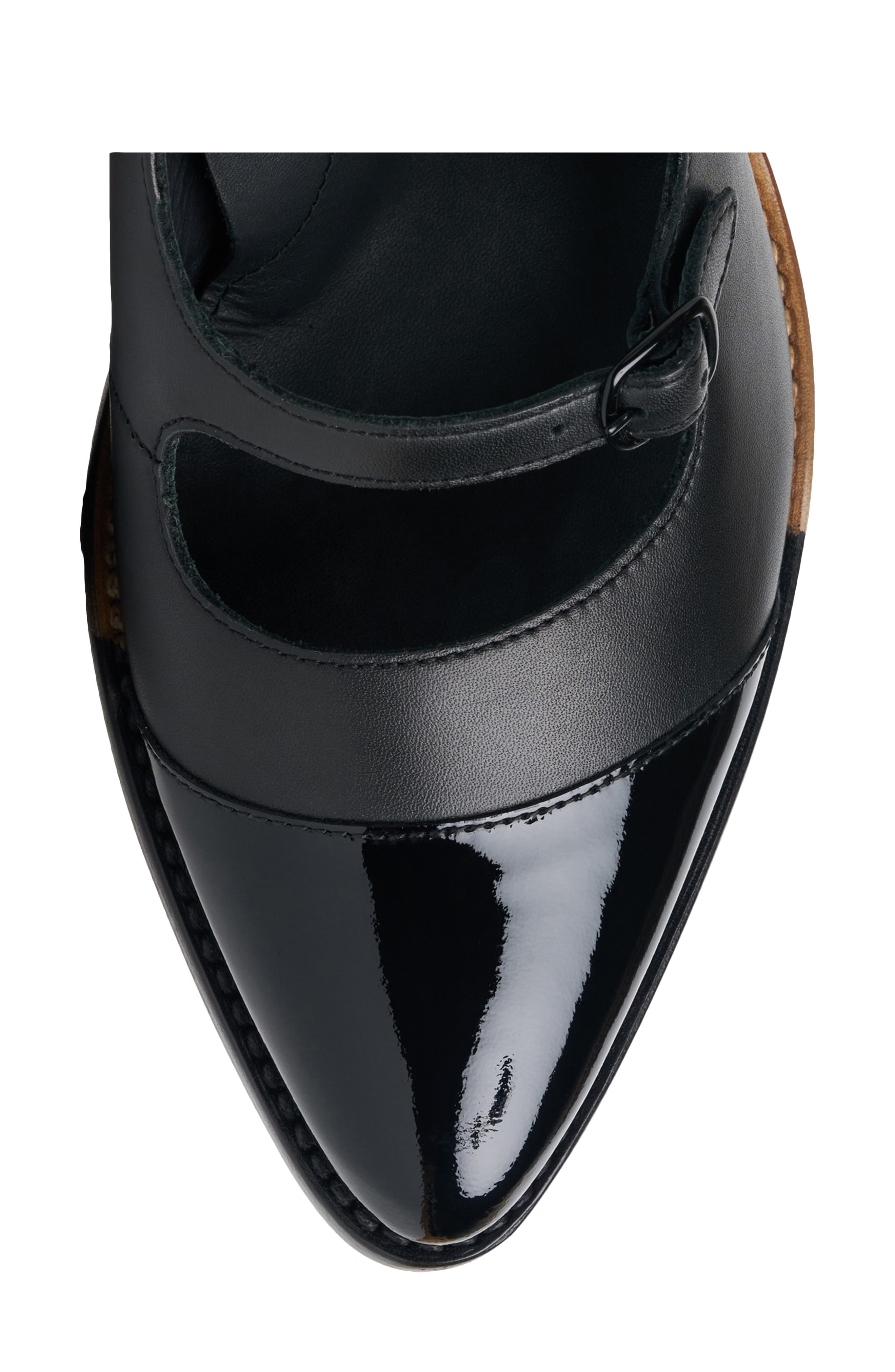 THE OFFICE OF US Miss Eliza Block Heel Pump, Alternate, color, Black On Black