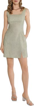 matty m. Ivy Sleeveless Linen Blend Sheath Dress