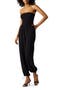 Echo Strapless Toggle Hem Cotton Blend Jumpsuit