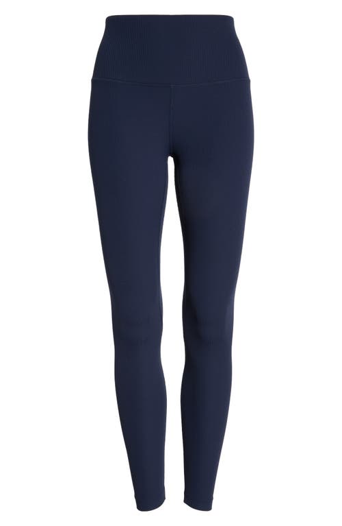 Mpg Ribbed Leggings In Blue
