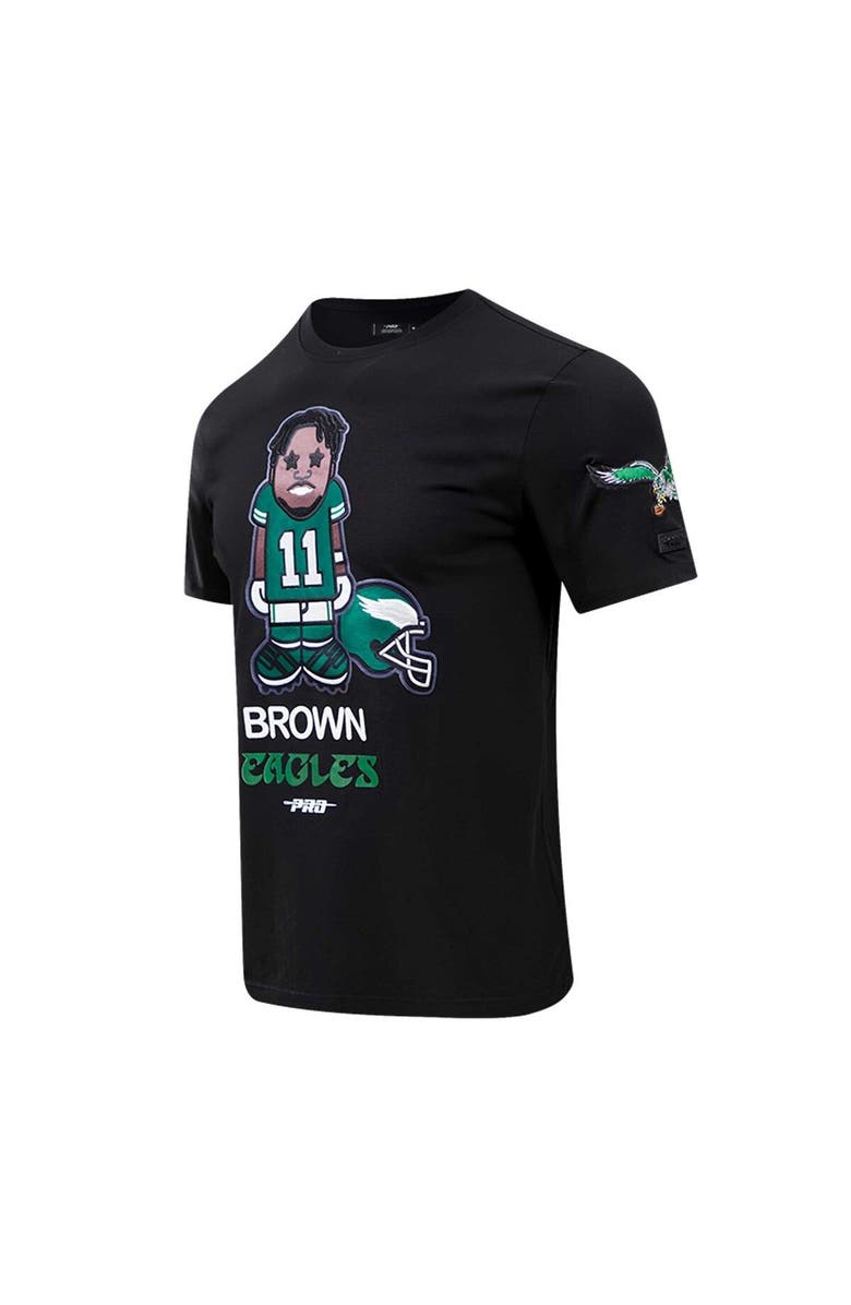 PRO STANDARD Men's Pro Standard A.J. Brown Black Philadelphia Eagles Player Avatar Graphic T-Shirt, Alternate, color, 