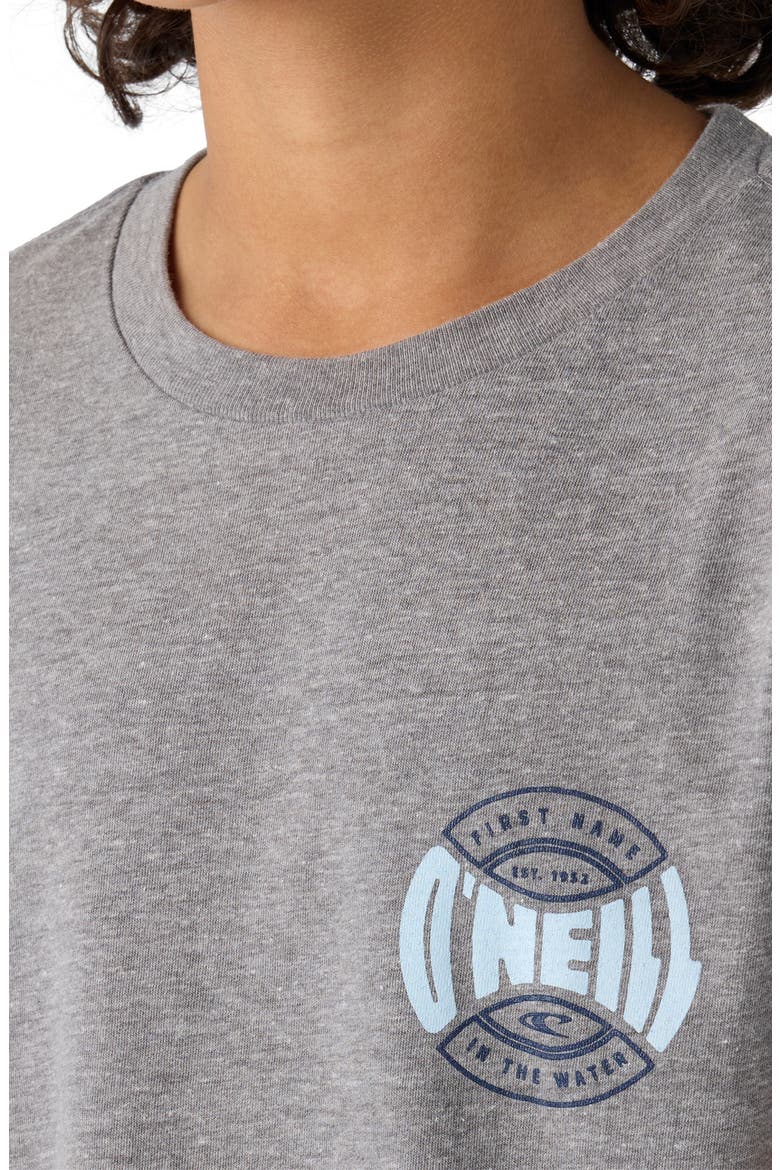 Kids' Coin Flip Graphic T-Shirt, Alternate, color, HEATHER GREY