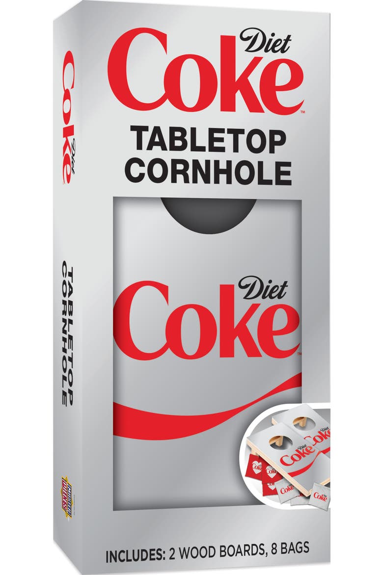 Diet Coke Tabletop Cornhole Game, Main, color, Multicolor