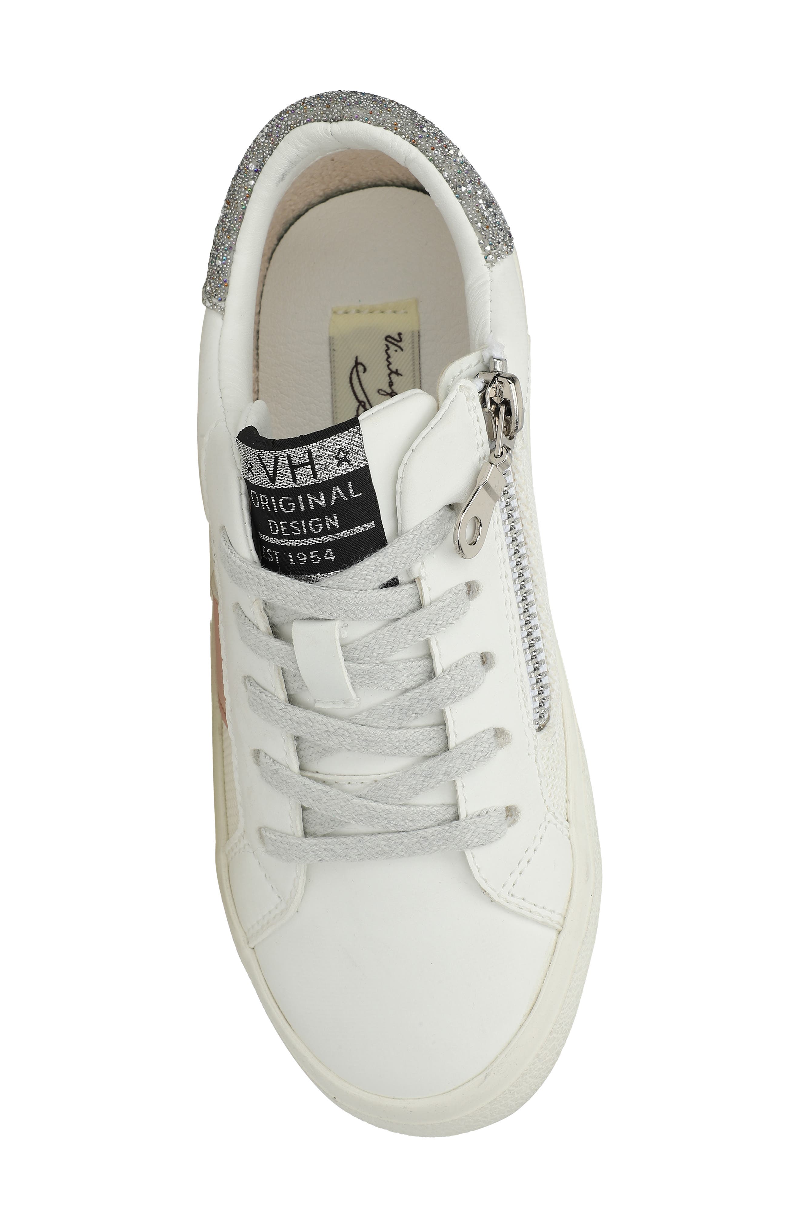 Vintage Havana Kids' Layne Sneaker, Alternate, color, White/ Pink/ Pop