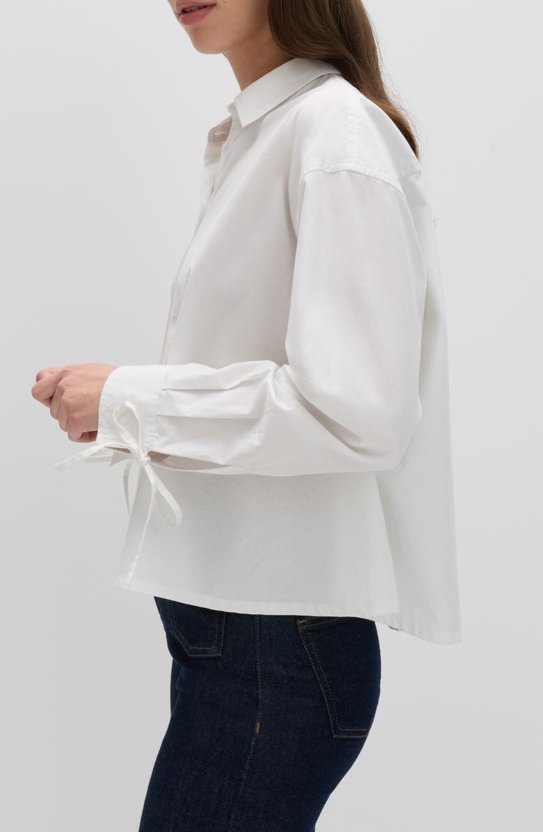 M&S Swing Shirt, Alternate, color, Soft White
