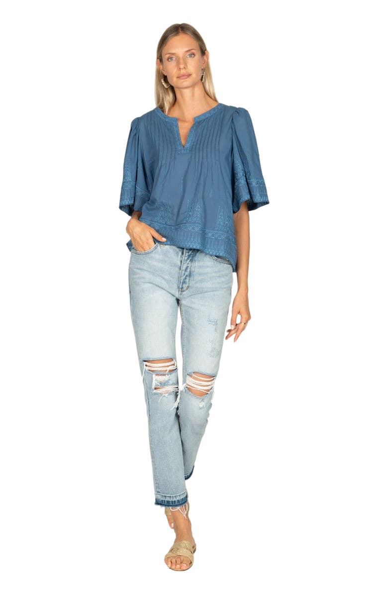 SECRET MISSION Kali Top, Main, color, French Blue