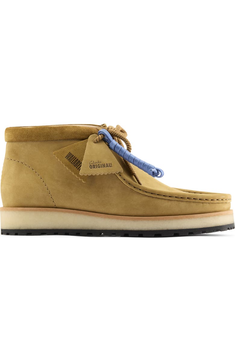Clarks<sup>®</sup> Originals Wallabee Scout Chukka Boot, Alternate, color, Oakmoss Nubuck