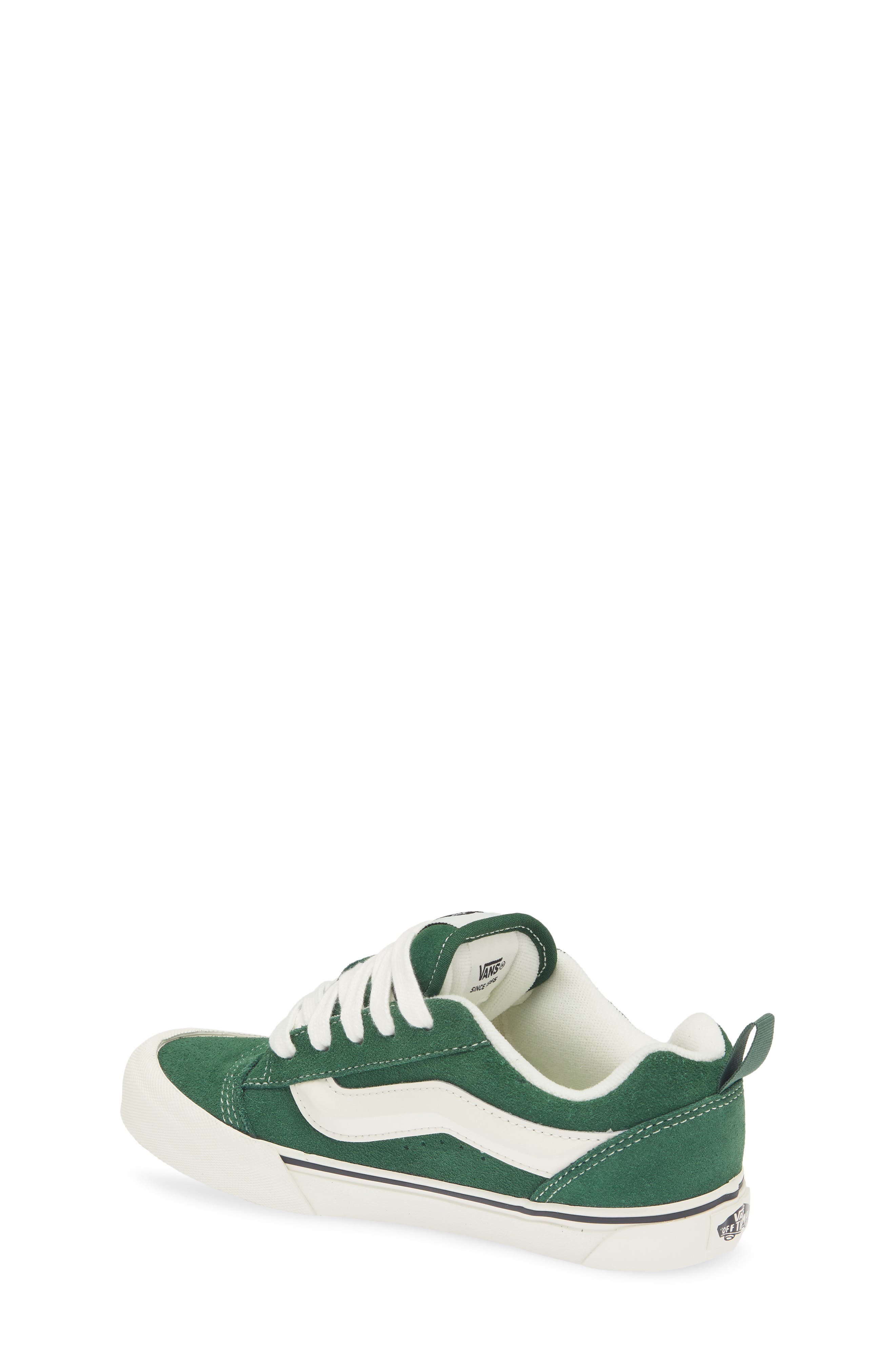 Kids' Knu Skool Sneaker, Alternate, color, SUED GREEN