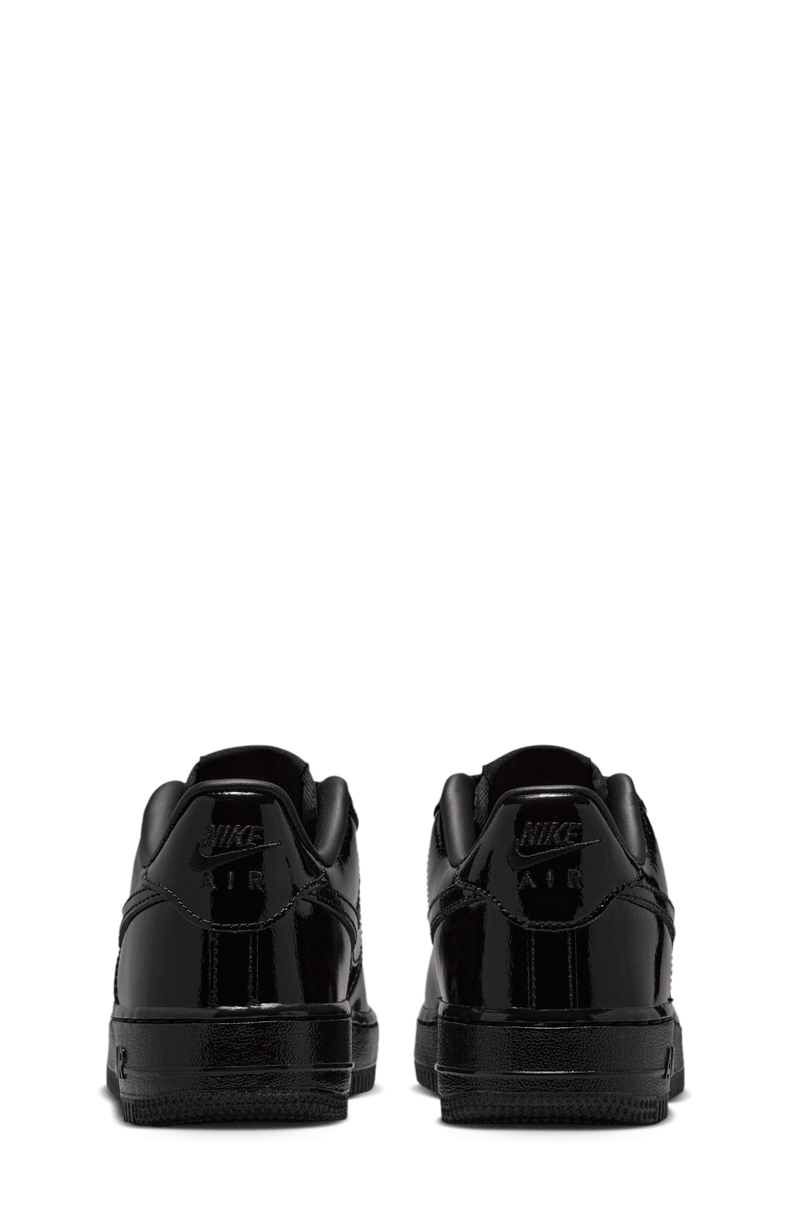 Nike Kids' Air Force 1 Basketball Sneaker, Alternate, color, Black/ Black/ Black