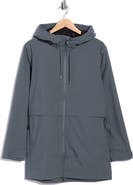 Rains Suva Hardshell Hooded Long Rain Jacket