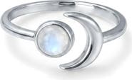 Adornia Celestial Moonstone Bypass Ring