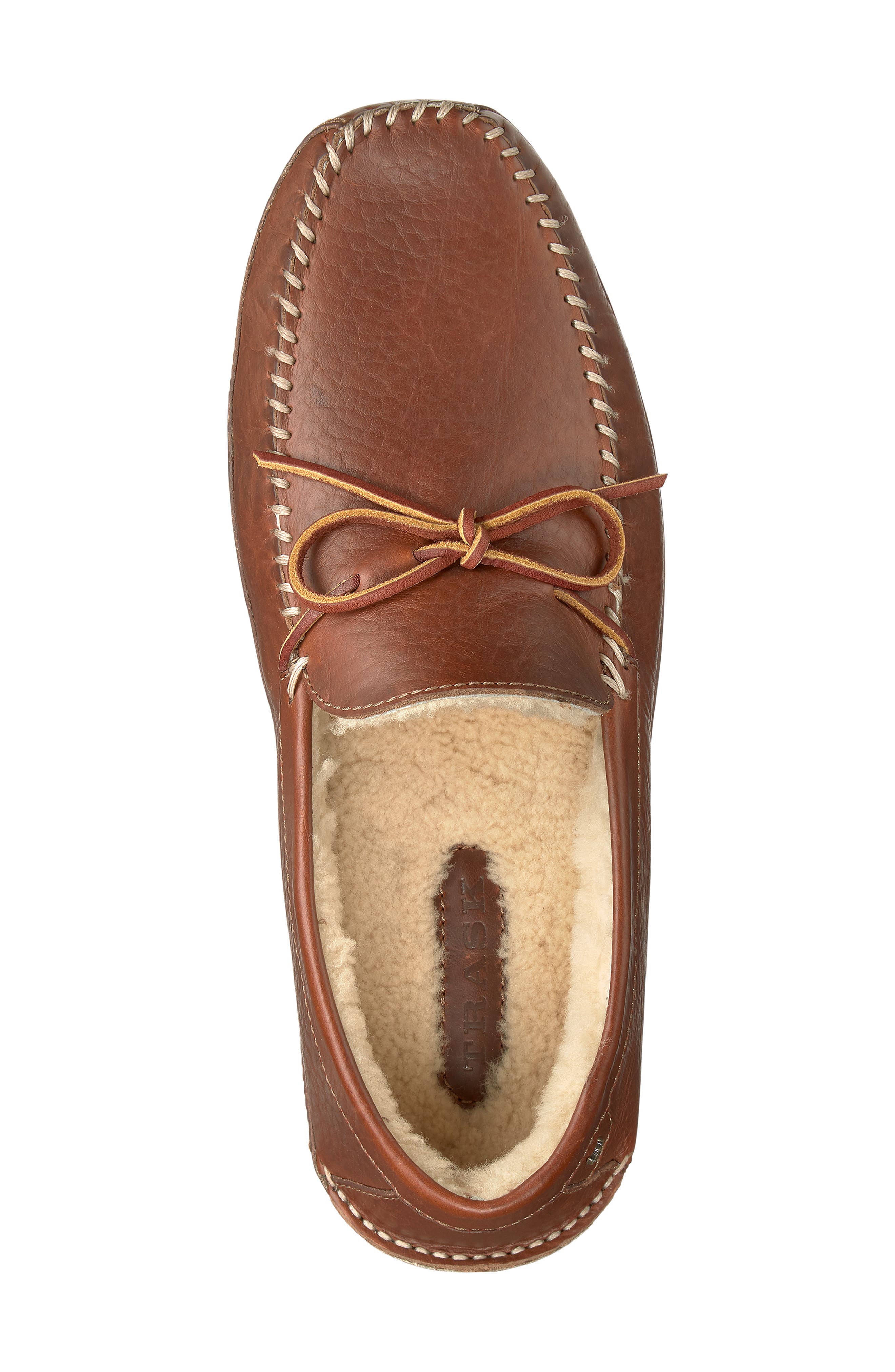 'Polson' Slipper, Alternate, color, TAN LEATHER/ SHEARLING