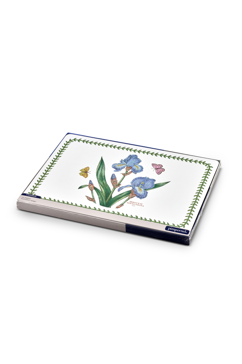 Botanic Garden Set of 4 Cork Back Placemats, Alternate, color, Botanic Garden