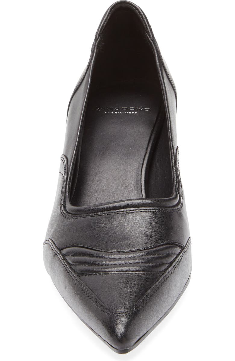Vagabond Shoemakers Lykke Pointed Toe Kitten Heel Pump, Alternate, color, Black