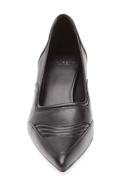 Vagabond Shoemakers Lykke Pointed Toe Kitten Heel Pump In Black