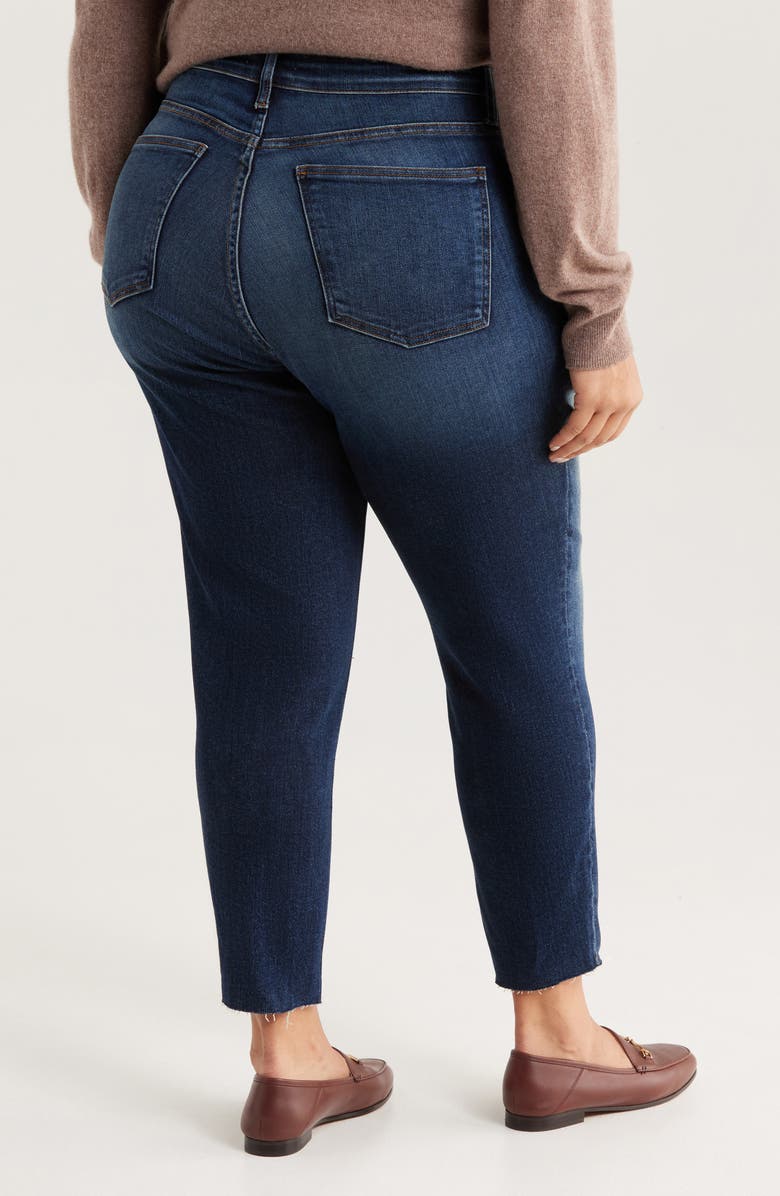 KUT from the Kloth Rachael Fab Ab High Waist Crop Mom Jeans, Alternate, color, Peerless