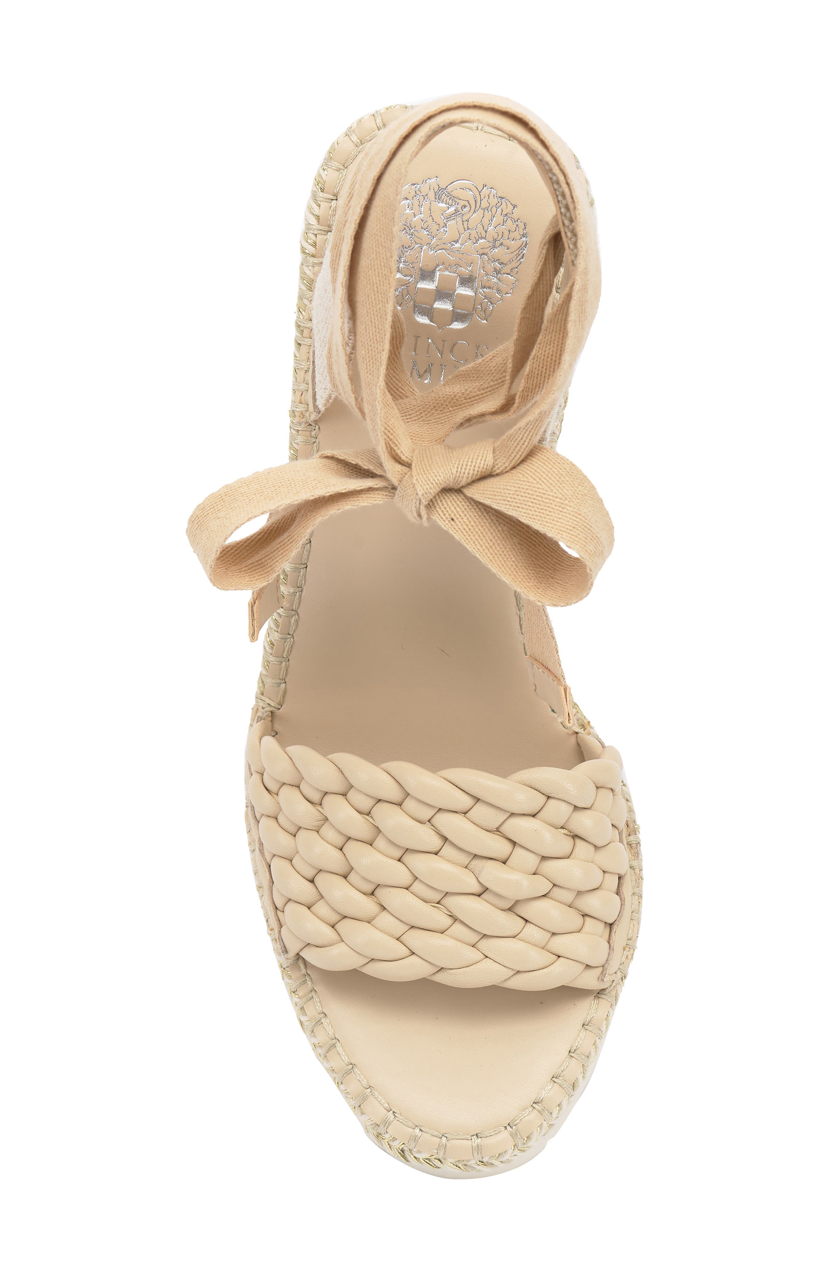 Bryleigh Espadrille Wedge Sandal, Alternate, color, BONE/ NATURAL