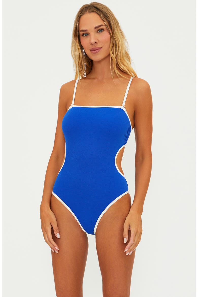 Daphne One-Piece Swimsuit, Alternate, color, RIVIERA AZURE