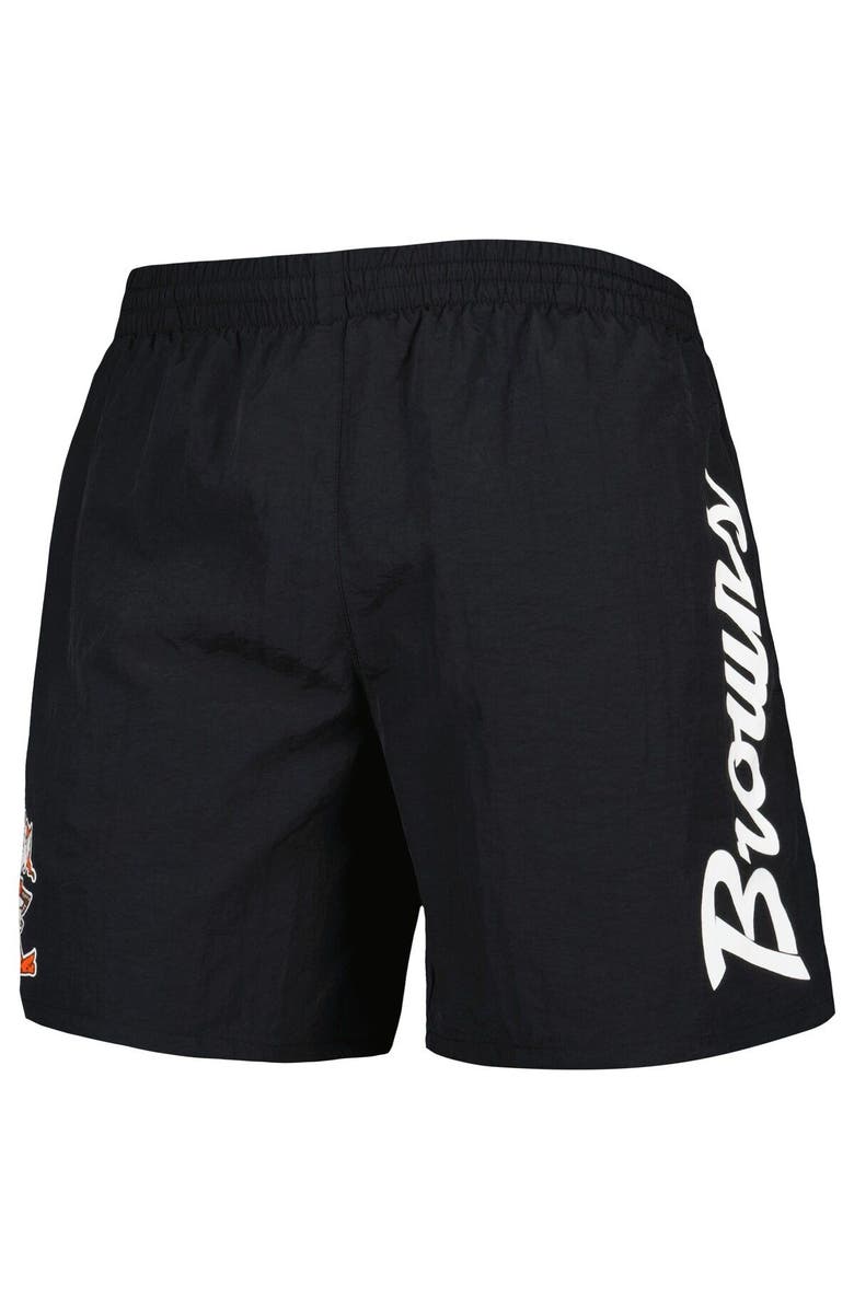 Mitchell & Ness Men's Mitchell & Ness Black Cleveland Browns Team Essentials Nylon Shorts, Alternate, color, Black