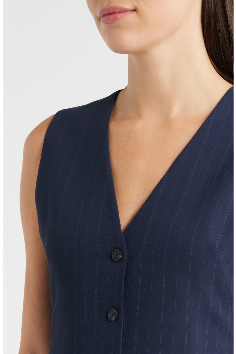 Tiana Pinstripe Pants, Alternate, color, SKY CAPTAIN PINSTRIPE