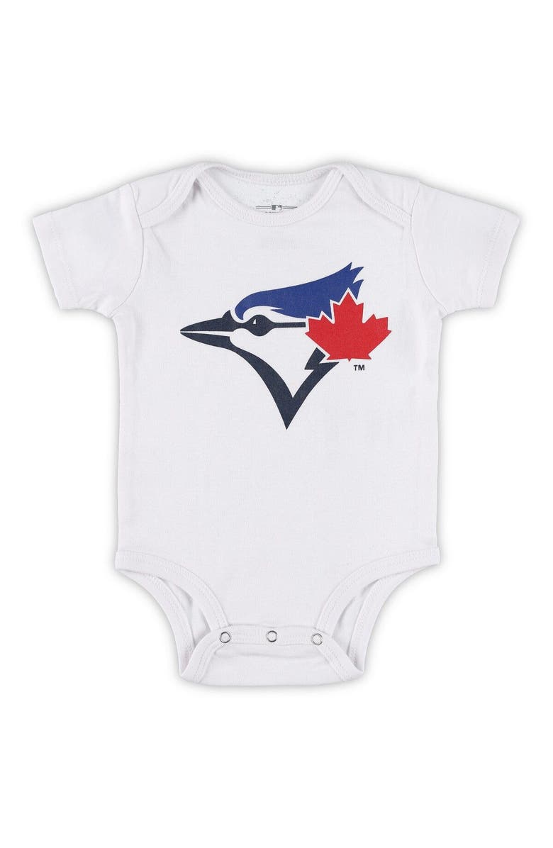 Outerstuff Newborn & Infant Royal/Powder Blue/White Toronto Blue Jays Minor League Player Three-Pack Bodysuit Set, Alternate, color, Royal