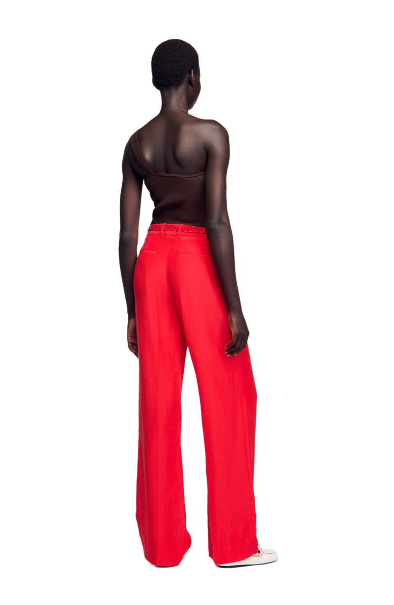 SANDRO Drawstring trousers, Alternate, color,