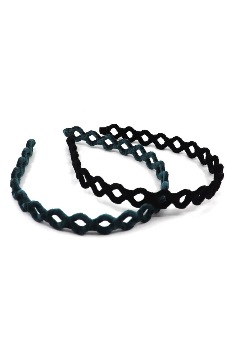 Tasha Velvet Cutout Headband, Main, color, 