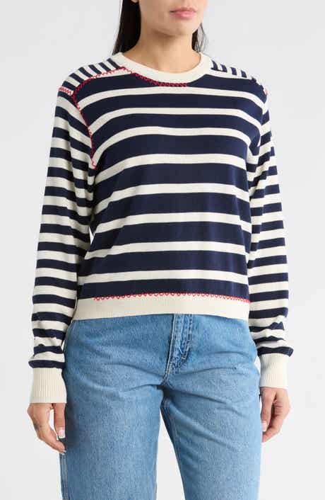 Desigual Stripe Cotton Sweater
