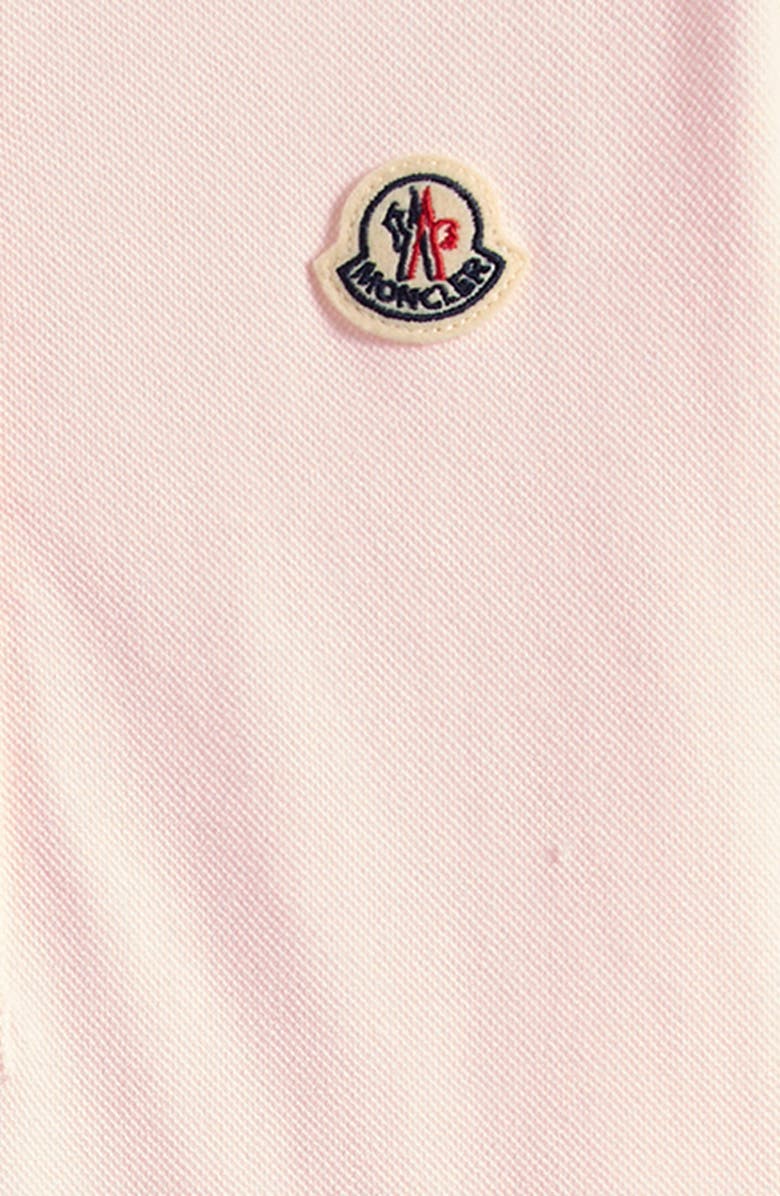 Moncler Kids' Piquè Polo Dress, Alternate, color, Light Pink