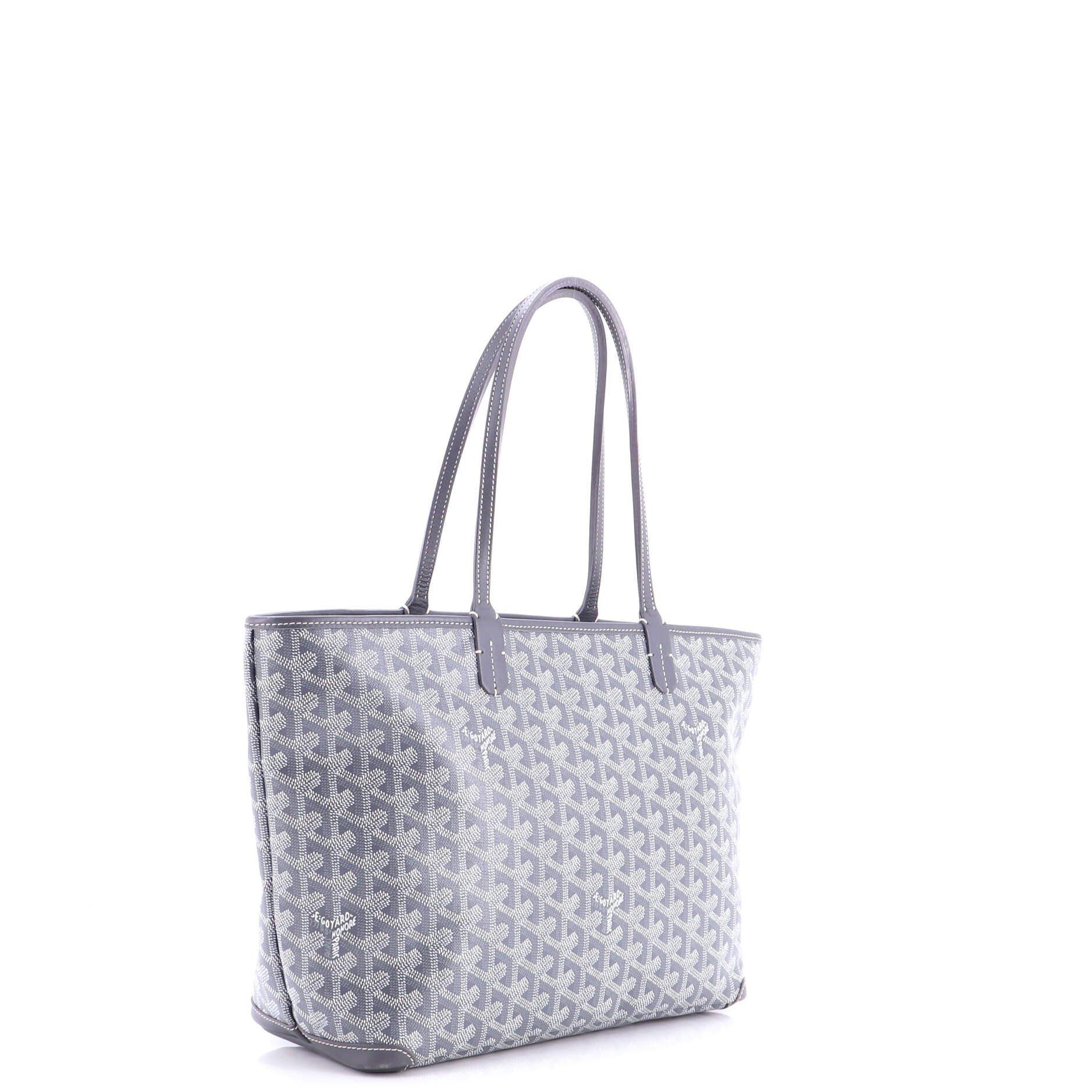 Pre-Owned Goyard Artois Tote Coated Canvas PM, Alternate, color, Gray