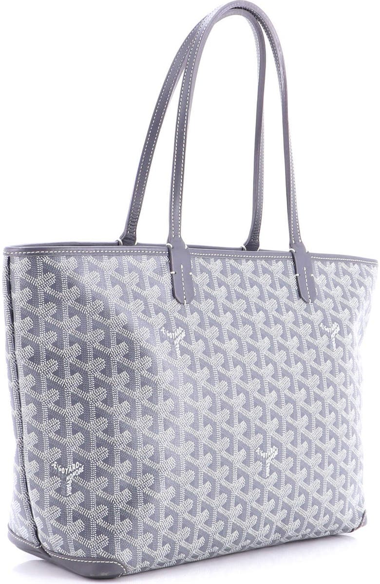 Pre-Owned Goyard Artois Tote Coated Canvas PM, Alternate, color, Gray