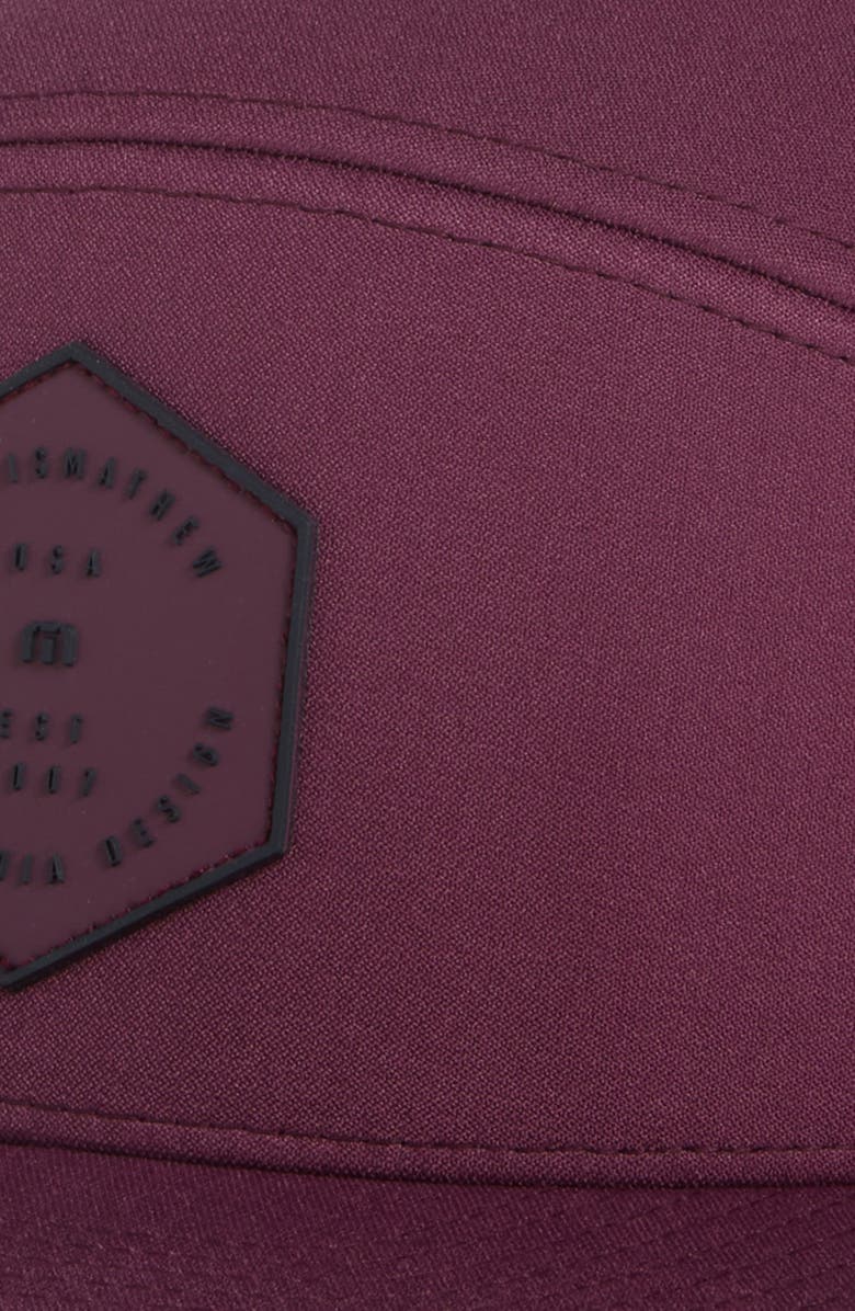 TravisMathew Triple Threat Snapback Baseball Cap, Alternate, color, Mauve Wine