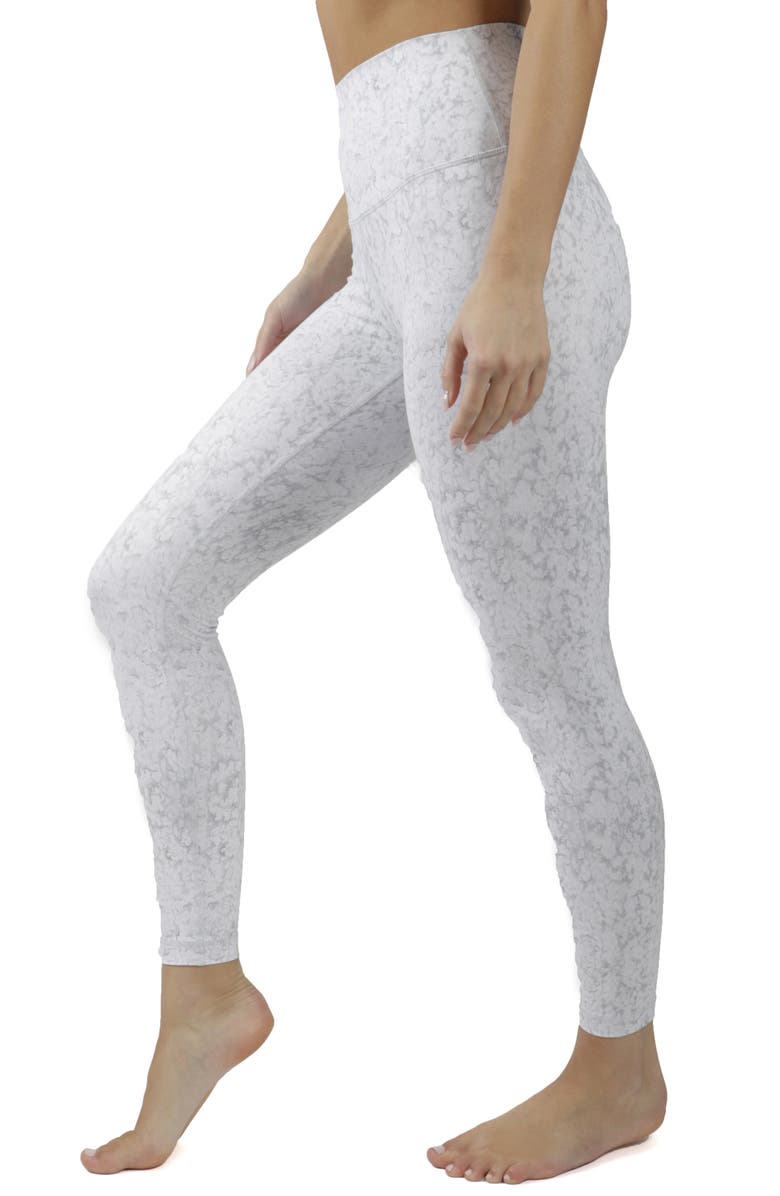 90 DEGREE BY REFLEX High Waist Nud Water Print Leggings, Alternate, color, 