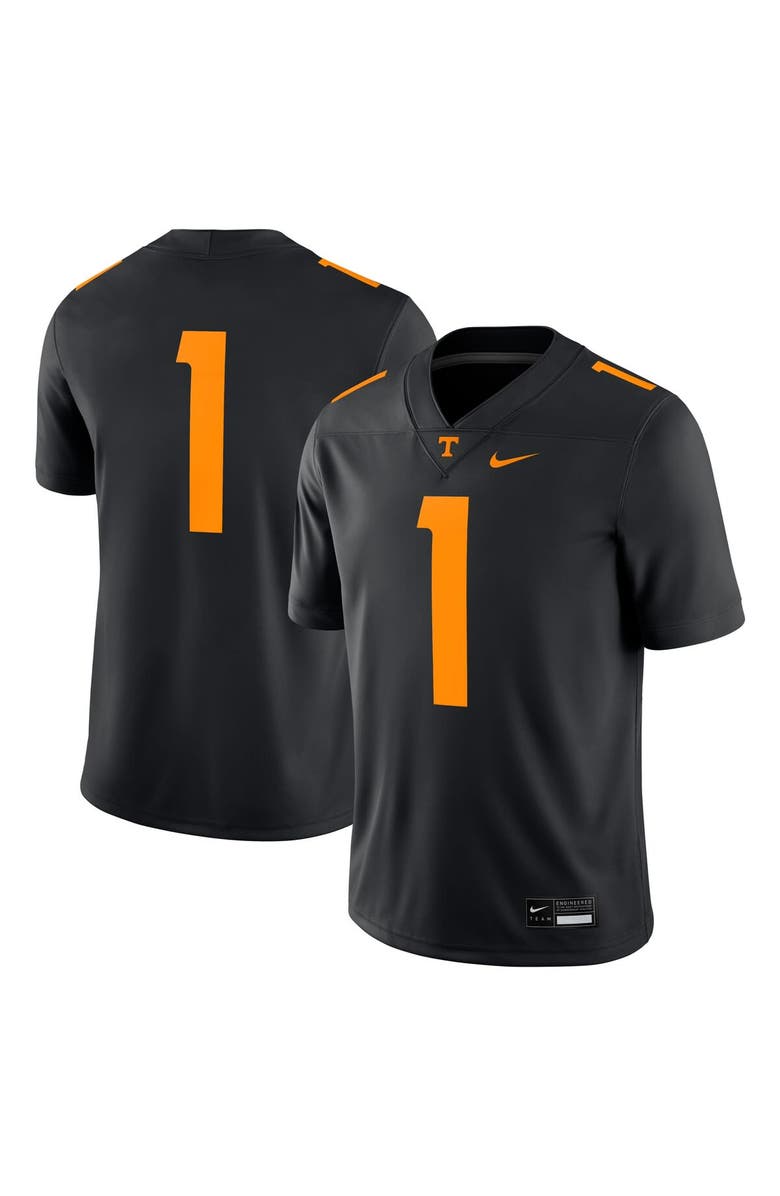 Nike Men's Nike Black Tennessee Volunteers Alternate Game Jersey, Main, color, Black