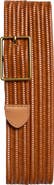 Open Edit Jesse Woven Stretch Leather Belt