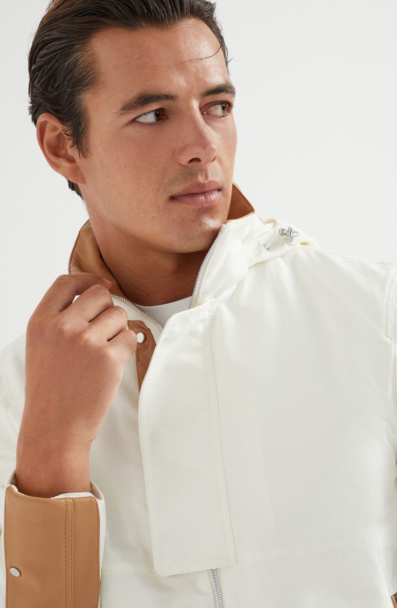 Brunello Cucinelli Gabardine outerwear jacket, Alternate, color, 